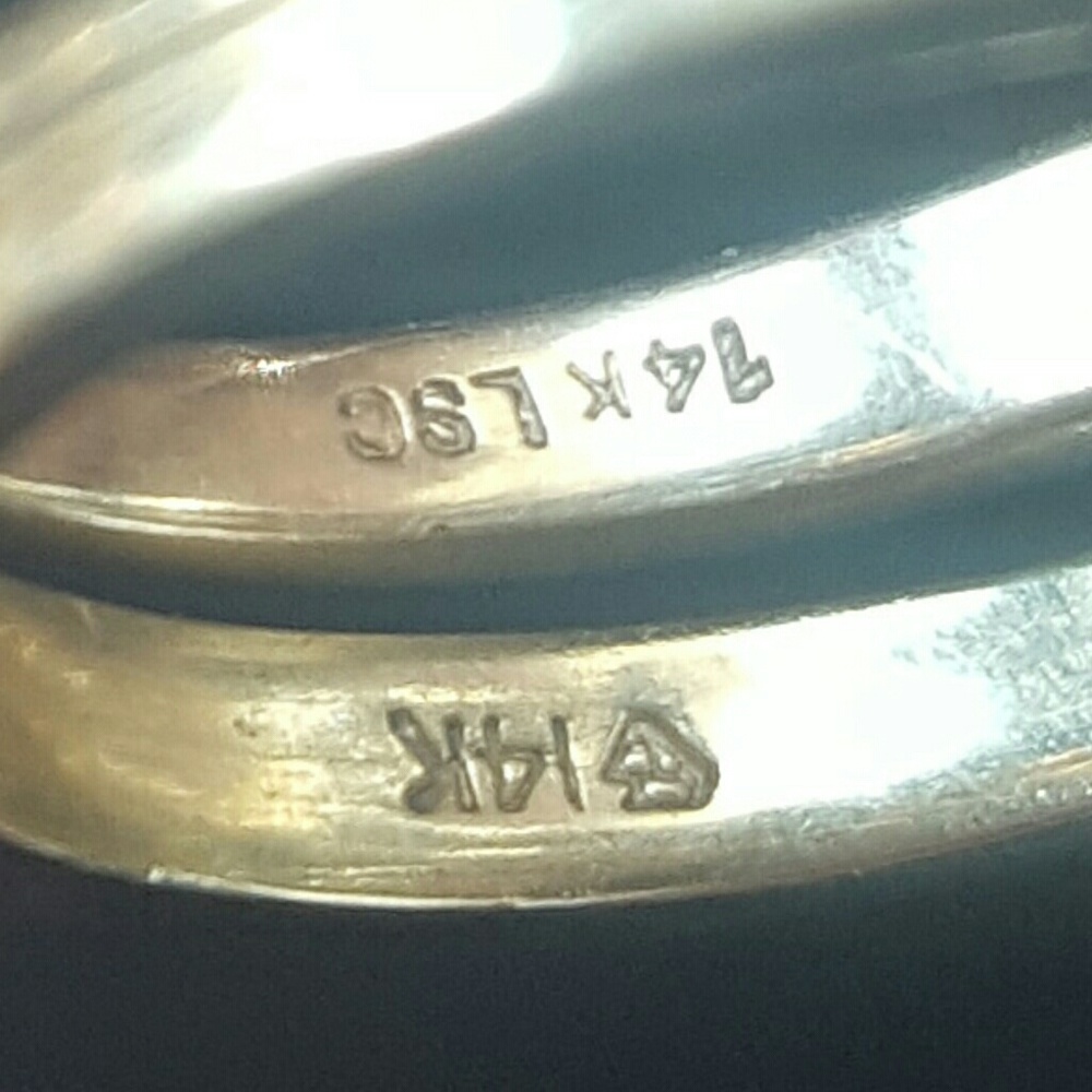 14k Gold Wedding set